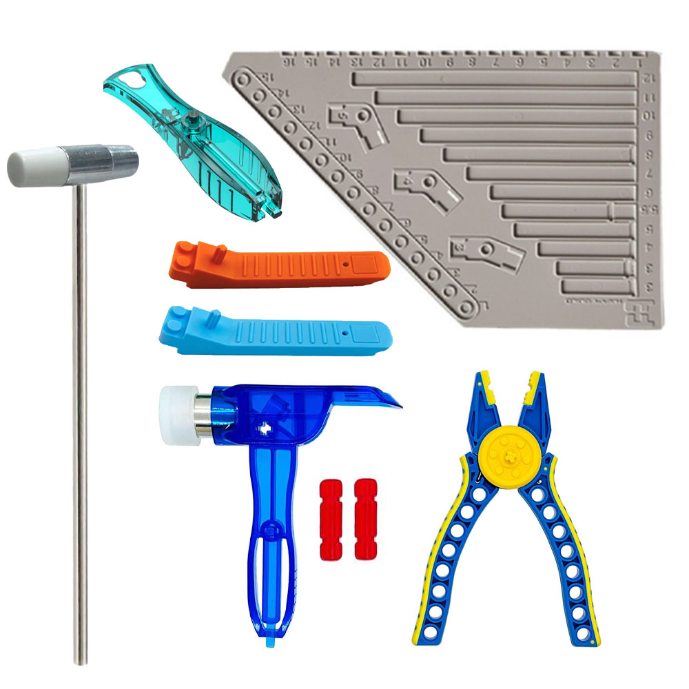 3D Printing Excavator - Klocki Zabawki Płyta pomiarowa Klocki Szczypce