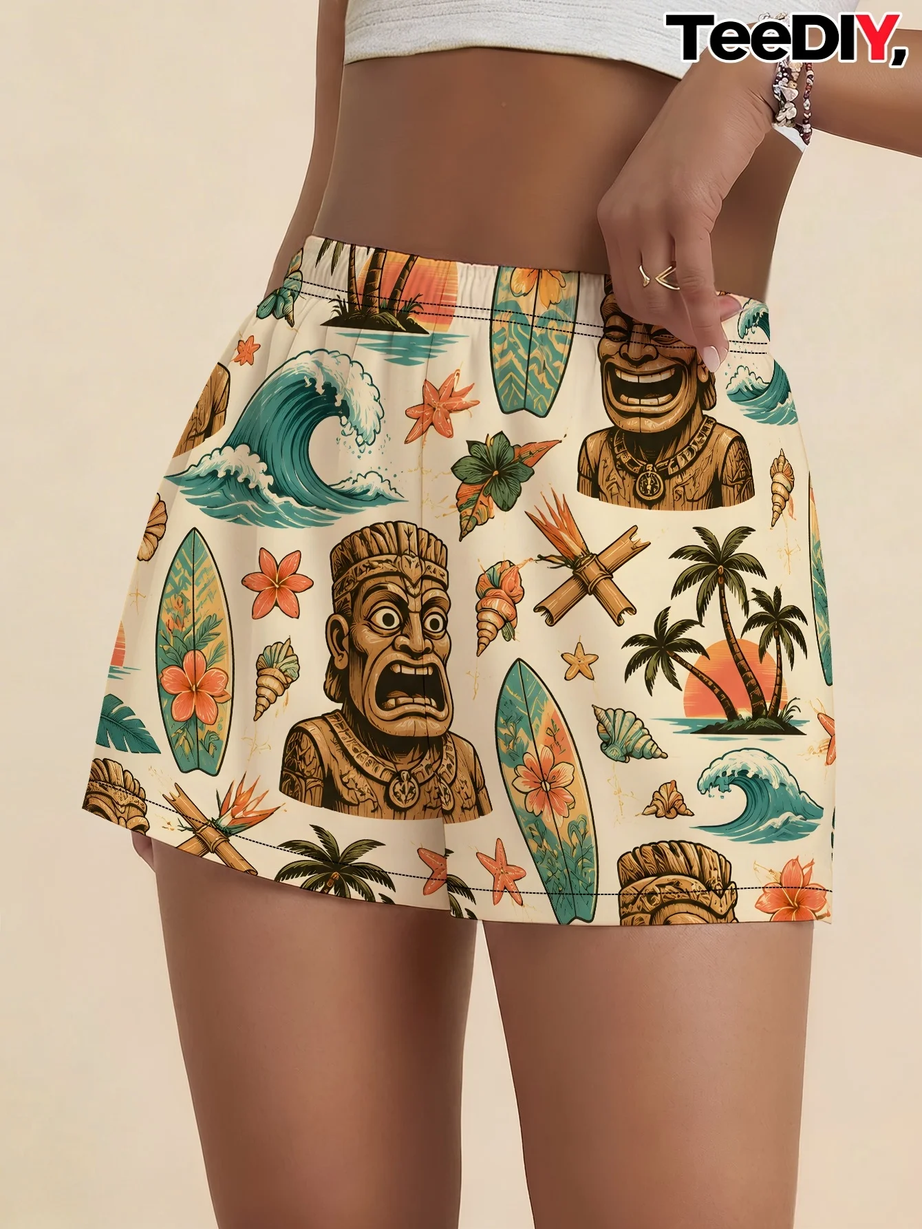 Męskie szorty plażowe z szybko – 3D Printing Bali recenzja i cena