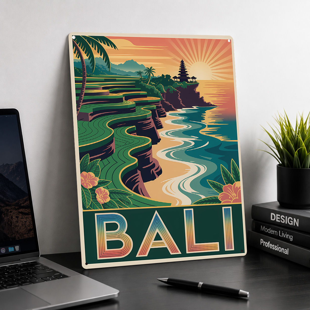 Plakat z teksturą 3D Bali Trav – 3D Printing Bali recenzja i cena