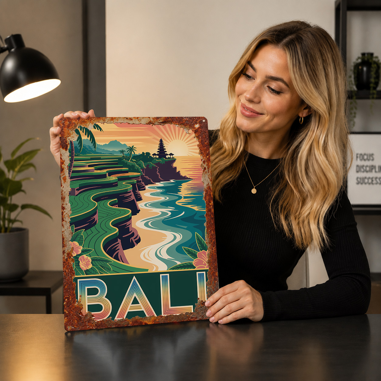 Plakat z teksturą 3D Bali Trav – 3D Printing Bali recenzja i cena