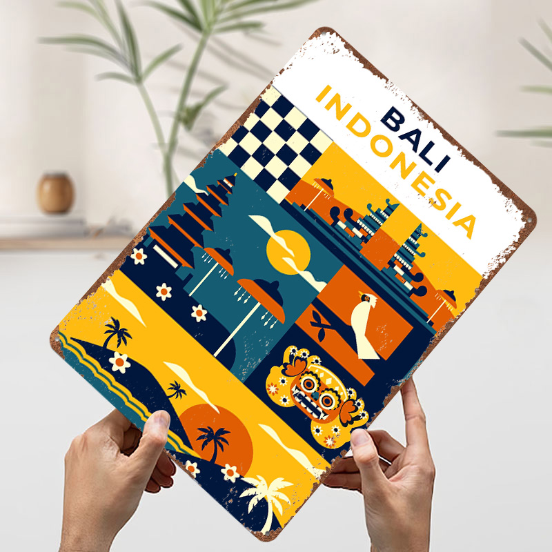 Plakat z nadrukiem 3D z motywe – 3D Printing Bali recenzja i cena