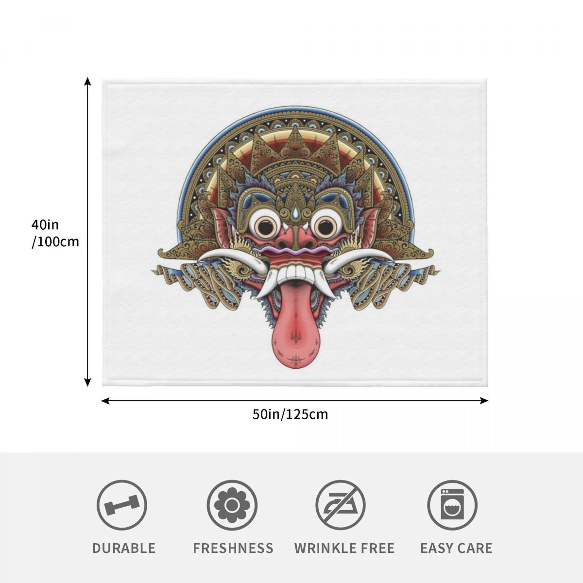 Koc Bali Boma na sofę, cienki, – 3D Printing Bali recenzja i cena