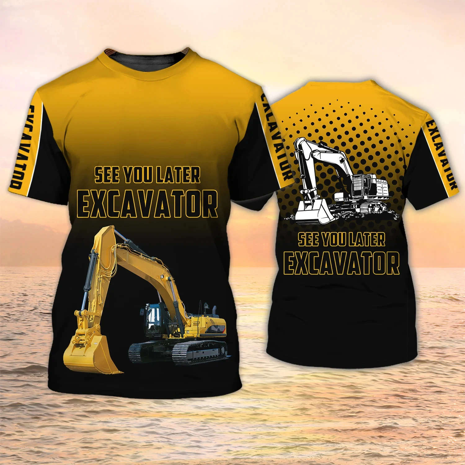 Koszulki z koparkami, koszulki – 3D Printing Excavator recenzja i cena