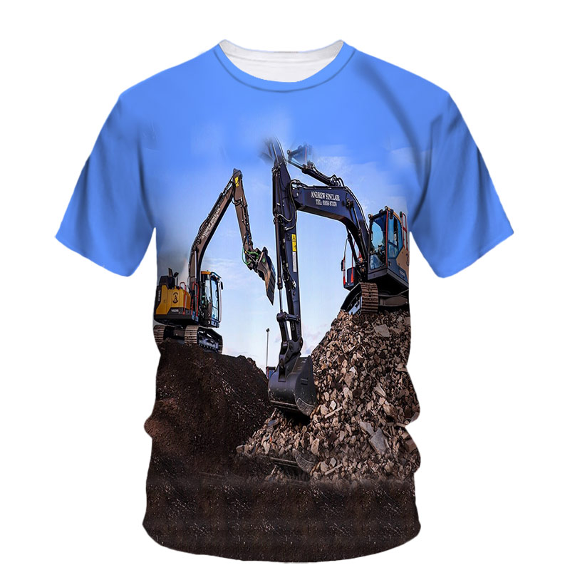 Letni Hip-hopowy Trend graficz – 3D Printing Excavator recenzja i cena