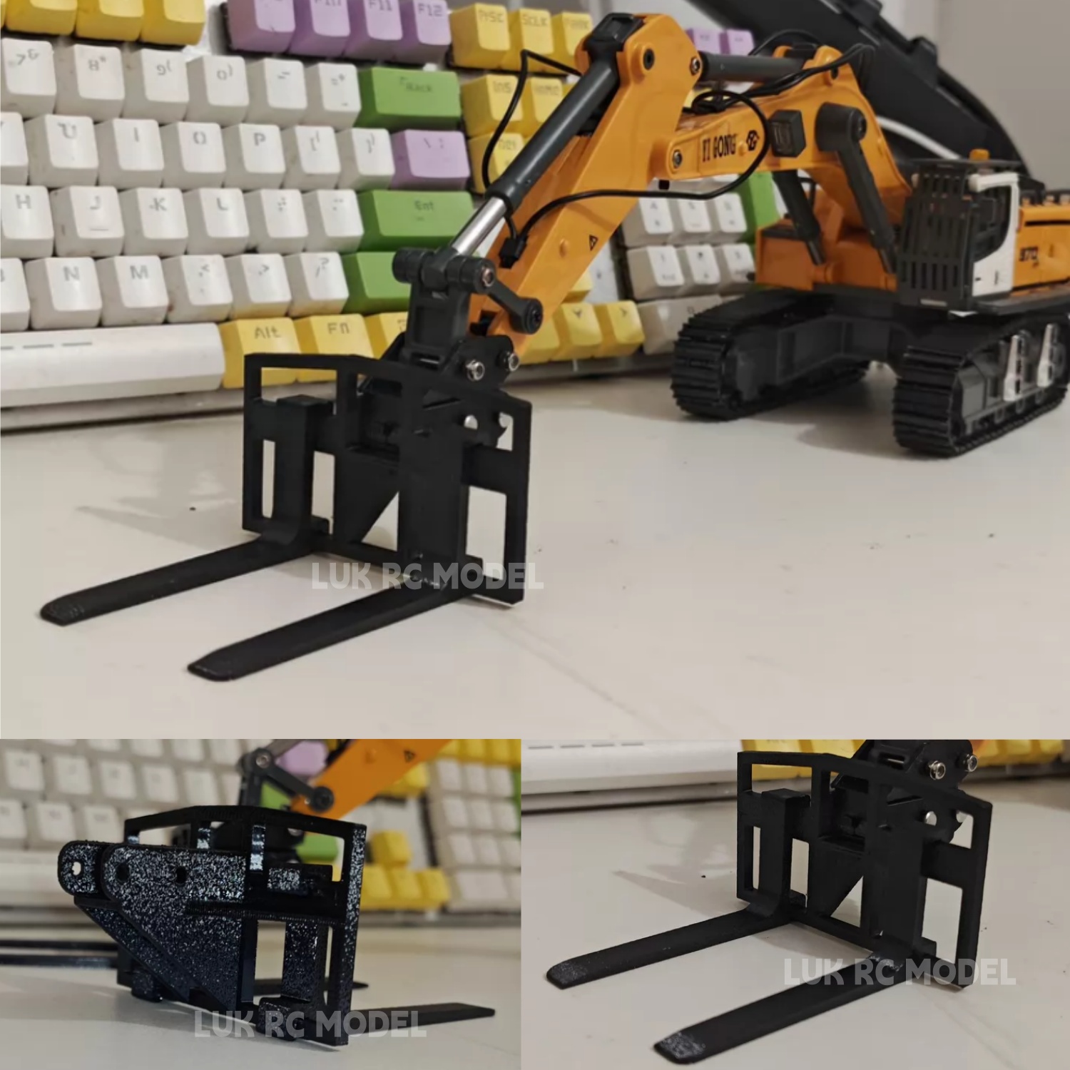 Widelce 1/50 do druku 3D dla a – 3D Printing Excavator recenzja i cena